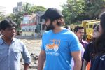Jackky Bhagnani at Chimbai Beach Clean Up Drive By BMC on 18th June 2017